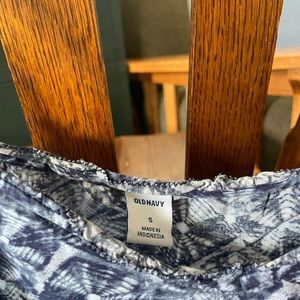 Old navy blue tank top
